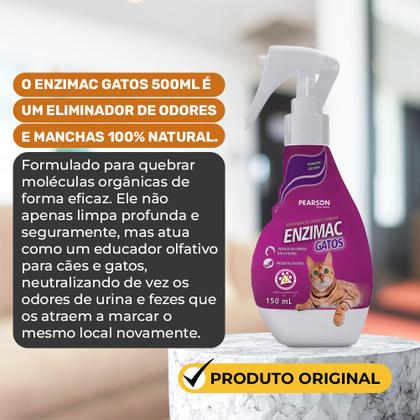 Imagem de Enzimac Gatos Spray Eliminador de Odores e Manchas 150ml