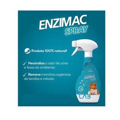 Imagem de Enzimac Spray 500ml Eliminador de Odor e Manchas