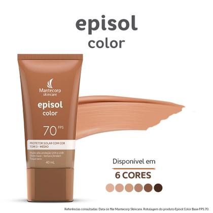 Imagem de Episol Color Mantecorp Skincare - Protetor Solar com Cor FPS70