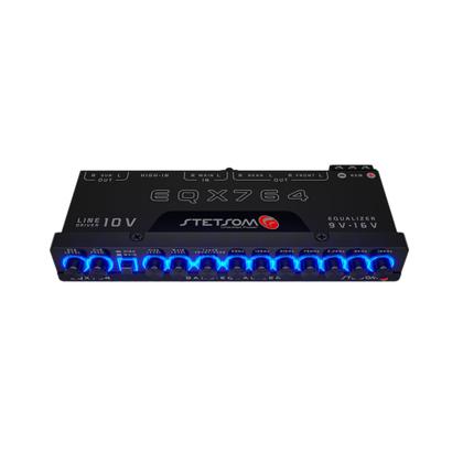 Imagem de Equalizador de Áudio Stetsom EQX 764 7 Bandas Preto com Led Azul