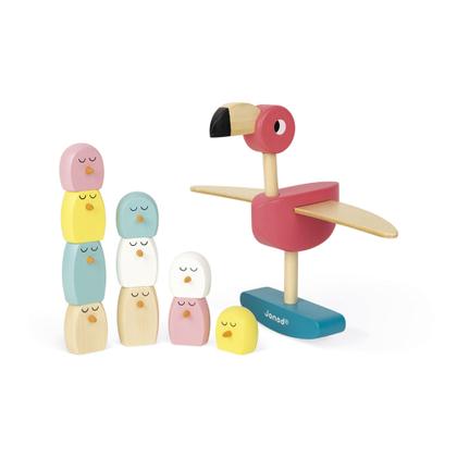 Imagem de Equilibrista Flamingo com 11 peças  Janod