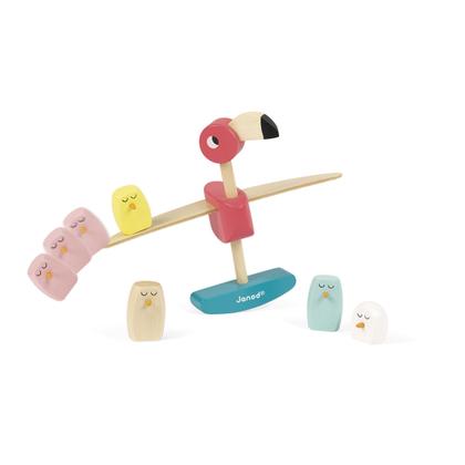 Imagem de Equilibrista Flamingo com 11 peças  Janod