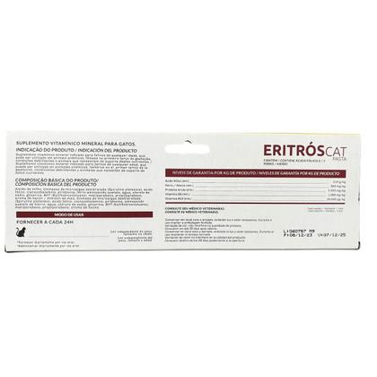 Imagem de Eritrós Cat Pasta Organnact Suplemento Gatos Ferro 27ml