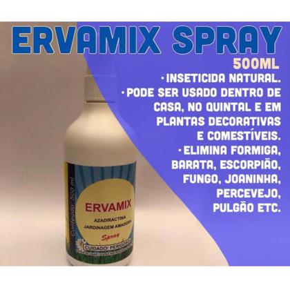 Imagem de Ervamix Spray 500ml (inseticida natural)