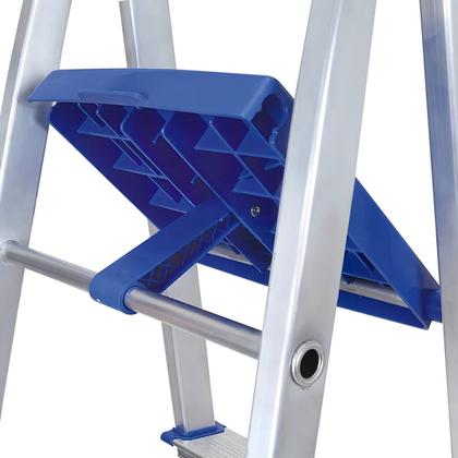 Imagem de Escada 5 Degraus Alumínio Doméstica Dobravel Forte Reforçada