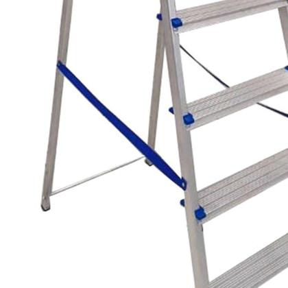 Imagem de Escada Alumínio Média 8 Degraus Suporta 120kg Real Escadas