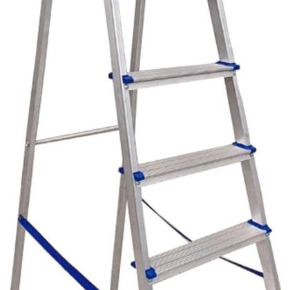 Imagem de Escada Alumínio Média 8 Degraus Suporta 120kg Real Escadas