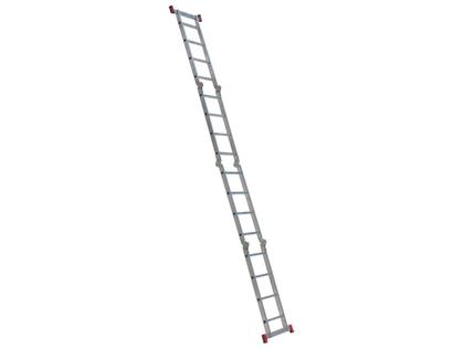 Imagem de Escada Articulada 16 Degraus 4x4 Prata