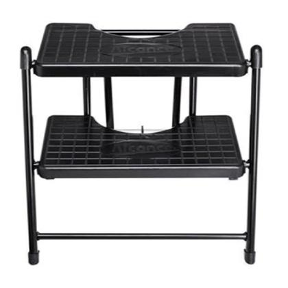 Imagem de Escada De Alcance 2 Degraus Preta Anodilar