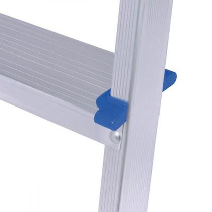 Imagem de Escada de Alumínio 7 Degraus com Fita de Segurança Mor