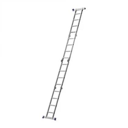 Imagem de Escada de Alumínio Articulada Multifuncional 4 x 4 com 16 Degraus EVALD