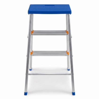Imagem de Escada de Alumínio Doméstica 2 Degraus Bumper