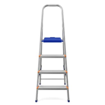 Imagem de Escada de Alumínio Doméstica 4 Degraus Bumper