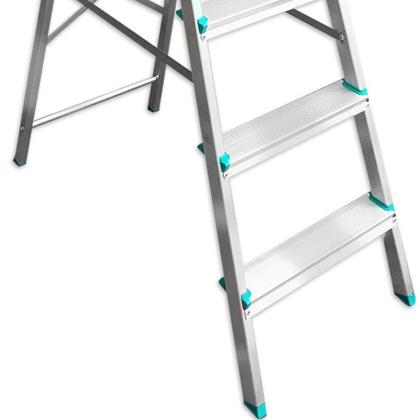 Imagem de Escada Doméstica Alumínio 5 Degraus ED5 - GIBAFER