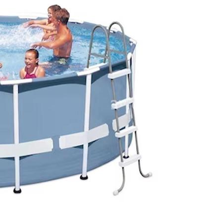 Imagem de Escada Dupla 122 Cm para Piscina Inflável e Estrutural Intex