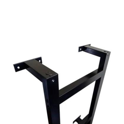 Imagem de Escada Marinheiro em Alumínio 170 cm x 40 cm com 5 Degraus Kazan Preto