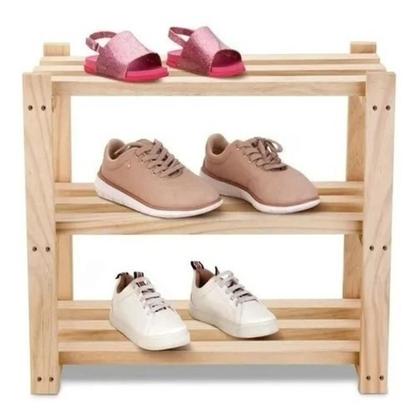 Imagem de Escada P/ Objetos Pinus Organizadora Multiuso Oferta