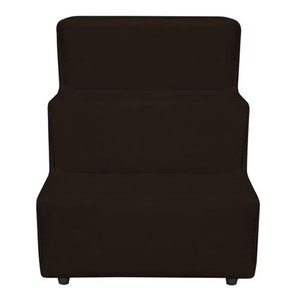 Imagem de Escada Pet para Cachorro, Gato 3 Degraus Várias Cores Veludo Com Almofada Osso  Pratikza