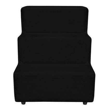 Imagem de Escada Pet para Cachorro, Gato 3 Degraus Várias Cores Veludo Com Almofada Osso  Pratikza