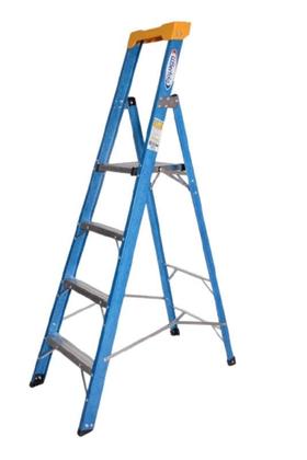 Imagem de Escada Plataforma Premium 1,20m Fibra /Alumínio Wbertolo
