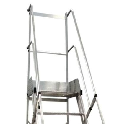 Imagem de Escada Plataforma Trepadeira NR12 7 Degraus 2,00m ESCALEVE