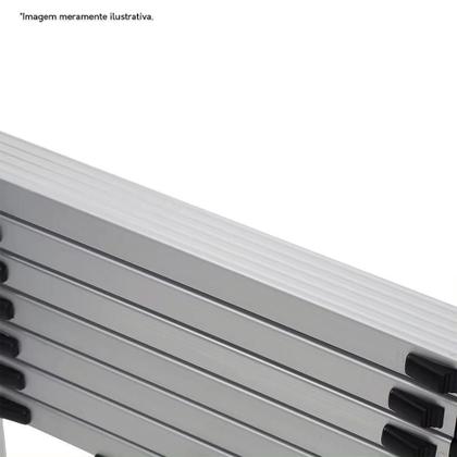 Imagem de Escada Telescópica Aluminio Fortt 3.8m 13 Degraus ETA01 3.8m