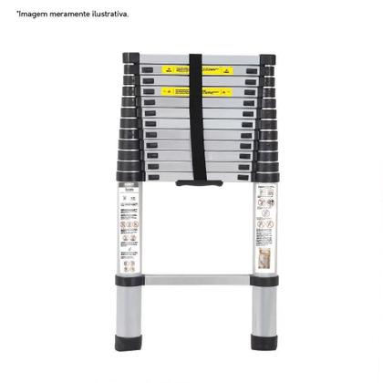 Imagem de Escada Telescópica Aluminio Fortt 3.8m 13 Degraus ETA01 3.8m