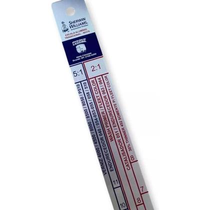 Imagem de Escala em aluminio tradicional ( régua de catálise )