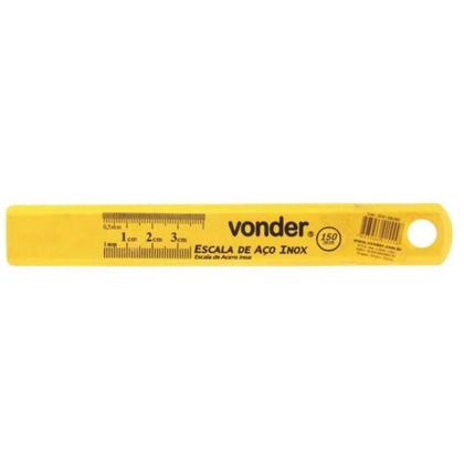Imagem de Escala Rígida Aço Inox 150mm 3561208000 Vonder