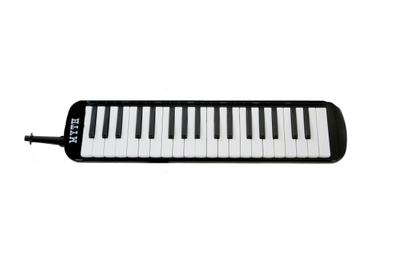 Imagem de Escaleta melodica preta 37 teclas capa profissional instrumento de sopro myth / Spanking
