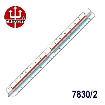 Imagem de Escalimetro Triangular Trident 7830/5 30cm