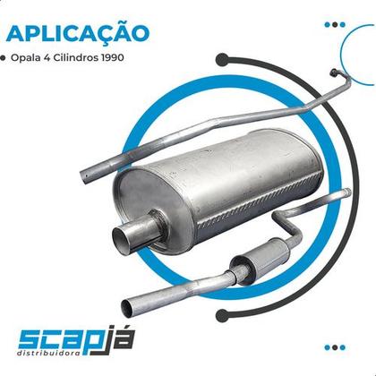 Imagem de Escapamento Completo Opala 4 Cil 1990