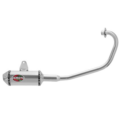 Imagem de Escapamento Escape Gemoto Racing 3 Trioval Titan/fan 160 2016 - 2020 Cromado Ponteira