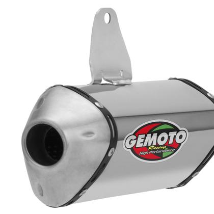 Imagem de Escapamento Escape Gemoto Racing 3 Trioval Titan/fan 160 2016 - 2020 Cromado Ponteira