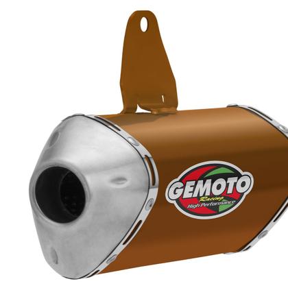 Imagem de Escapamento Escape Gemoto Racing 3 Trioval Titan/fan 160 2016 - 2020 Cromado Ponteira