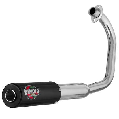 Imagem de Escapamento Escape Gemoto Racing Titan Ks/es 150 2009 - 2013 /fan 150 2010 - 2013 Cromado Ponteira