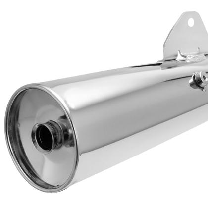 Imagem de Escapamento Gemoto Ml 2 Abafadores C/ Suporte Protetor Crypton 115 2010 À 2016