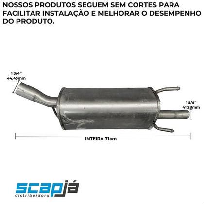 Imagem de Escapamento Silencioso Corsa Gs Hatch 1.0 1.4 1.6 1.8 94 05