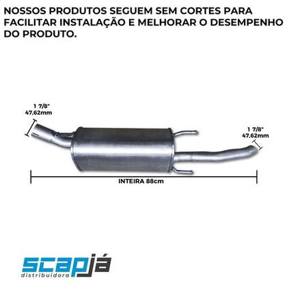 Imagem de Escapamento Silencioso Traseiro Corsa Classic 1.0 2005 2009