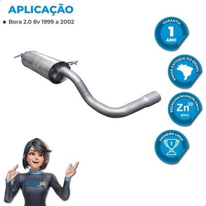 Imagem de Escapamento Silencioso Vw Bora 2.0 1999 2000 2001 2002