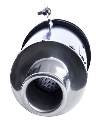 Imagem de Escape / Ponteira Coyote RS1 Aluminio Redondo - NX Falcon 400 até 2005 - Honda