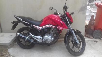 Imagem de Escape / Ponteira Coyote RS5 Boca 8 Aluminio Oval - CG 160 Titan ano 2016 em Diante - Honda