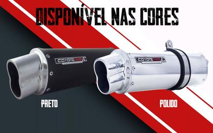 Imagem de Escape / Ponteira Coyote RS5 Boca 8 Aluminio Oval - CG 160 Titan ano 2016 em Diante - Honda