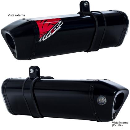 Imagem de Escape / Ponteira Coyote TRS 2 Way Alumínio - Fazer 250 ano 2009 até 2015 (Com Sonda Lambda) - Yamaha