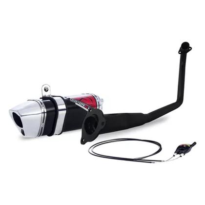 Imagem de Escape / Ponteira Coyote TRS 2 Way + Mais JUNIOR 20cm em Alumínio - Fluo 125 ano 2022 em Diante