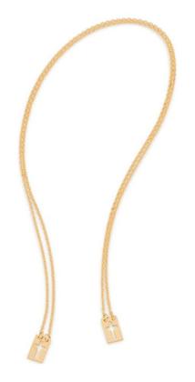 Imagem de Escapulário Cruz Vazada Folheado A Ouro Rommanel 531911