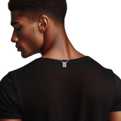 Imagem de Escapulário de Aço Orixá Obaluaê