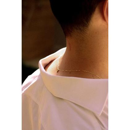 Imagem de Escapulário de Ouro 18k 60cm Unissex Medalha Dupla Face