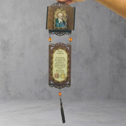 Imagem de Escapulário De Porta MDF Oratório São Bento
