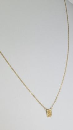 Imagem de Escapulário Feminino Piastrine 1.3 65 Cm S F Ouro 18k 750